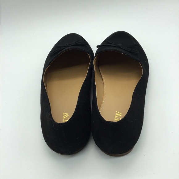 J. Crew Factory Black Bow Loafers